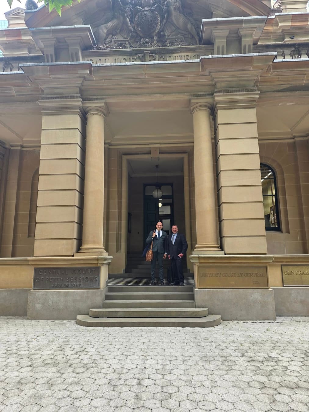 Central District Court exterior, Sydney NSW