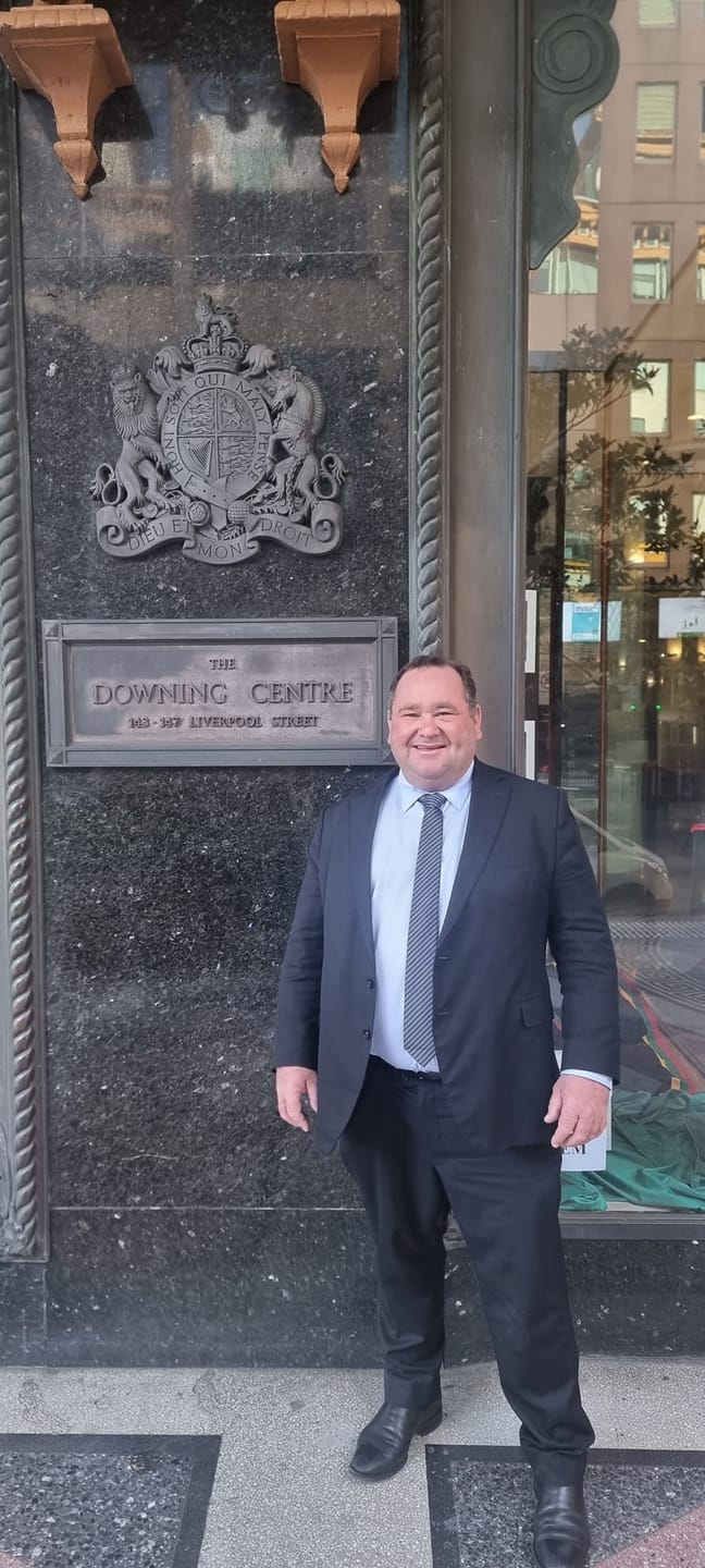 Tony Cullinan at Downing Centre District Court, Sydney